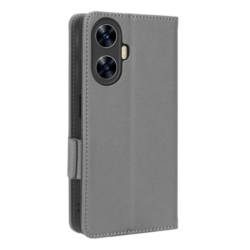 Nahkakotelo Realme C55 Ohut Hihnalompakko