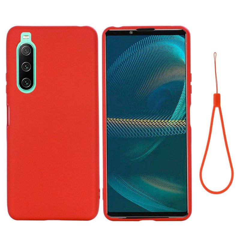 Kuori Sony Xperia 10 IV Alkuperäinen Puro Nestemäinen Silikoni