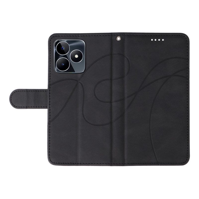 Kotelot Realme C53 Aaltoilevat Viivat Suojakuori