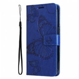 Kotelot Realme C53 Jättiläisperhoset Hihnalla Suojakuori