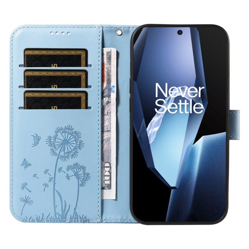 Kotelot Oneplus 13r Voikukkakuvioinen Hihna