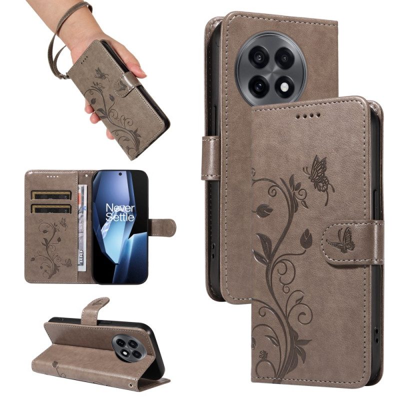 Kuoret Oneplus 13r Kukkakuvioinen Ranneke