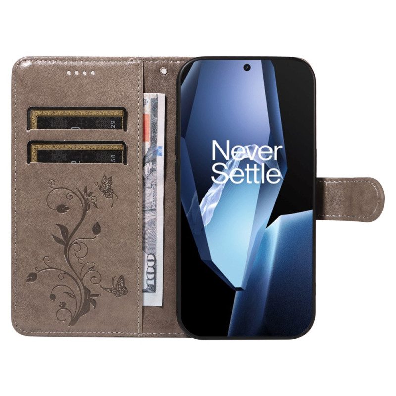 Kuoret Oneplus 13r Kukkakuvioinen Ranneke