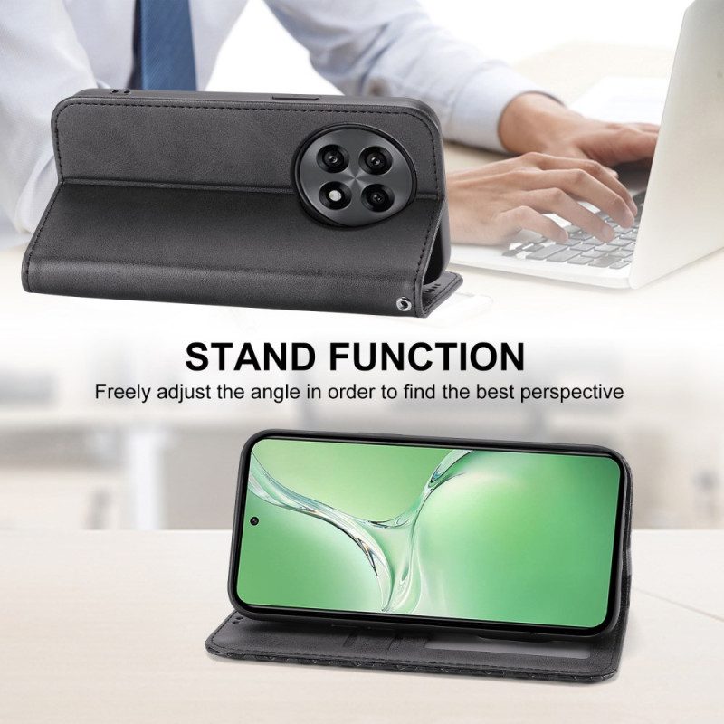 Nahkakotelo Oneplus 13r Timanttikuvioinen Ranneke