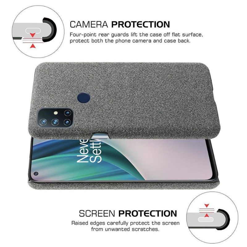 Case OnePlus Nord N10 Murtumaton Puhelinkuoret Kangaspäällinen