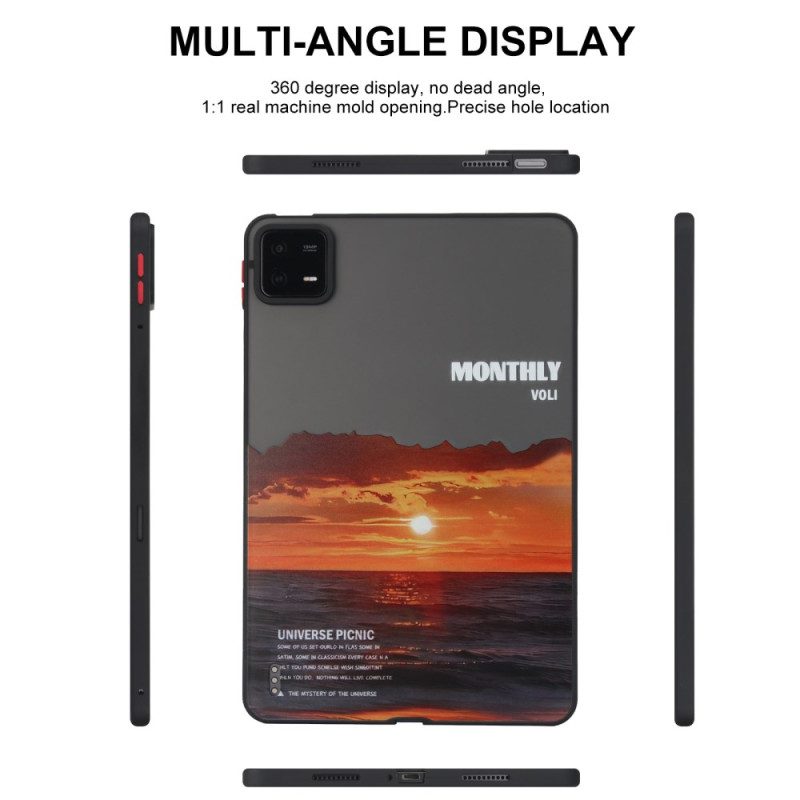 Kuori Xiaomi Pad 6 Pro Auringonlasku Suojakuori