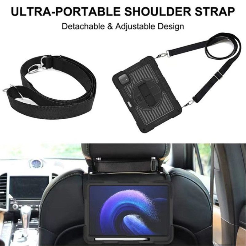 Kuori Xiaomi Pad 6 Pro Erittäin Kestävä Olkahihnalla