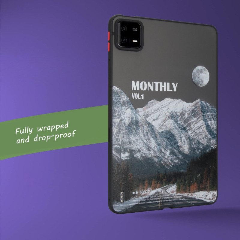 Kuori Xiaomi Pad 6 Pro Luminen Vuori Ja Valtatie