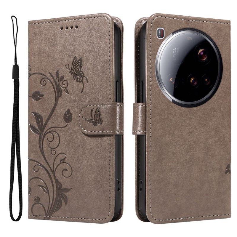 Kotelot Xiaomi 15 Ultra Kukkakuvio