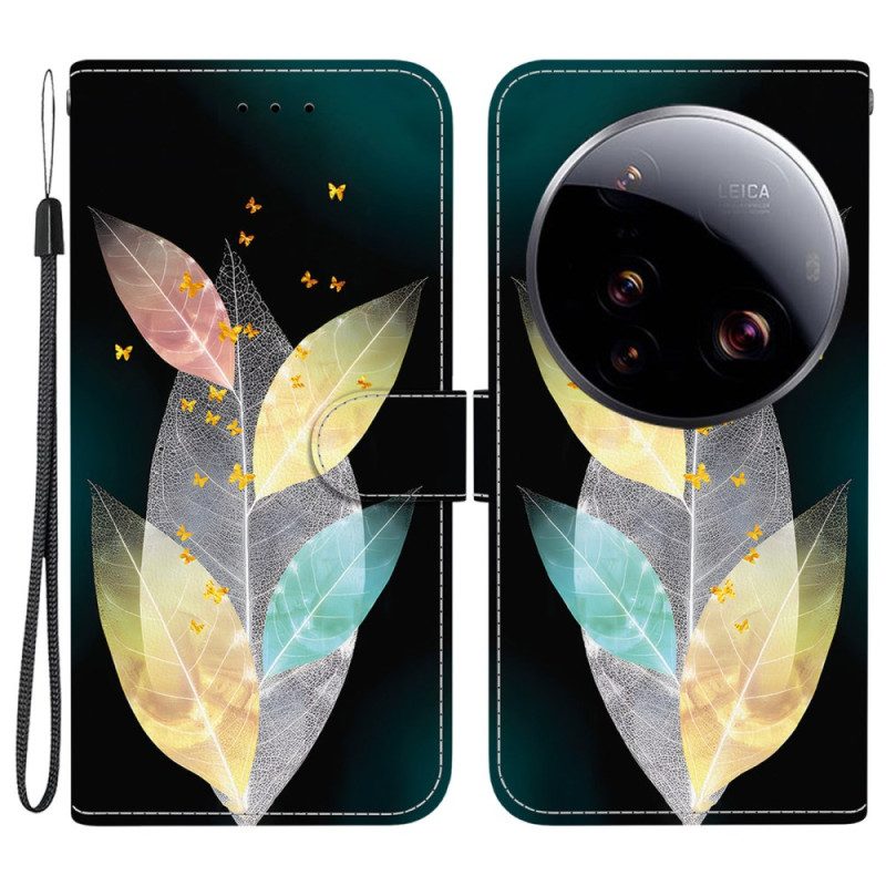 Kotelot Xiaomi 15 Ultra Värikkäät Lehdet