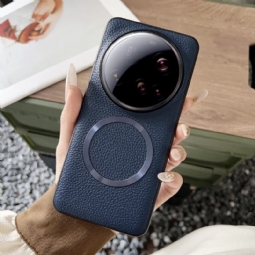 Kuori Xiaomi 15 Ultra Magsafe-litsikuviointinahkakuviointi