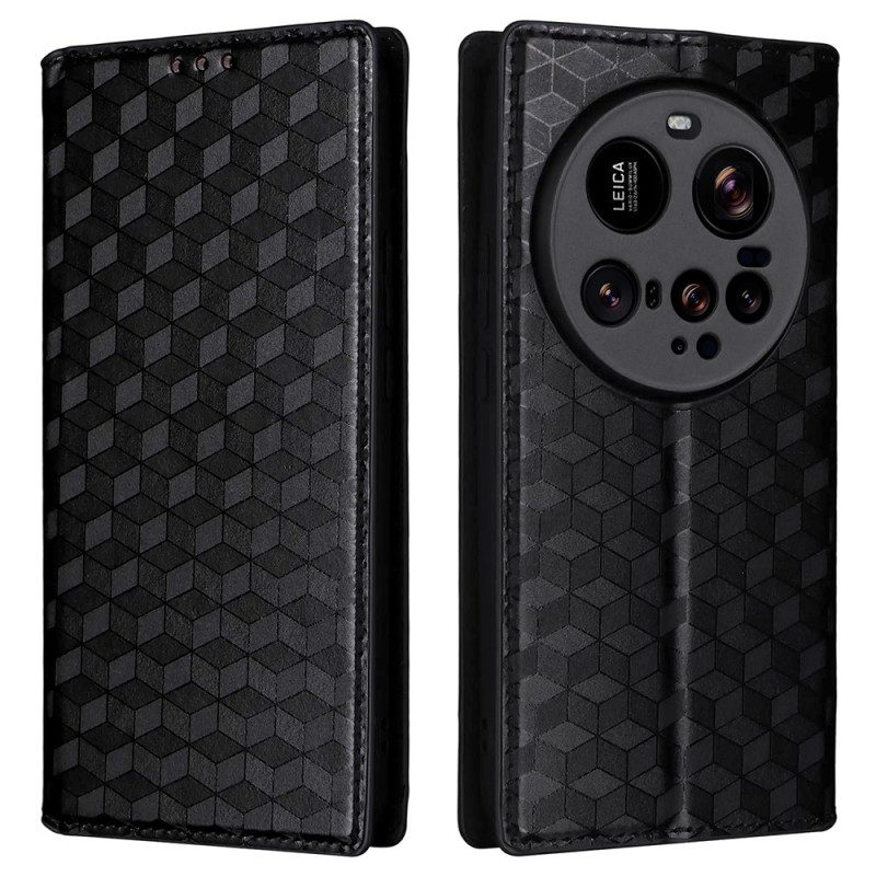 Nahkakotelo Xiaomi 15 Ultra 3d-timantit Suojakuori