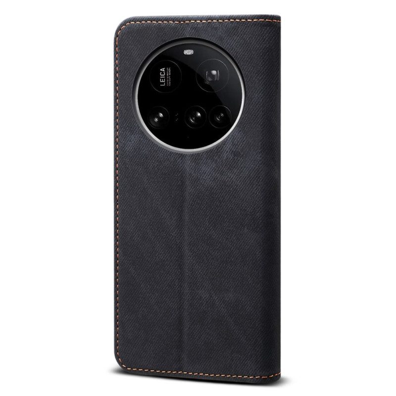 Nahkakotelo Xiaomi 15 Ultra Farkkukangas