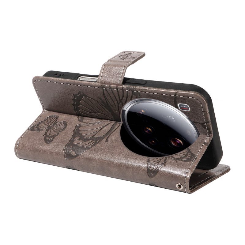 Nahkakotelo Xiaomi 15 Ultra Jättiläisperhoset