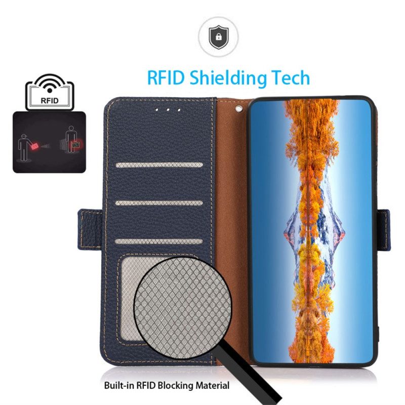 Nahkakotelo Xiaomi 15 Ultra Khazneh Rfid-suojattua Nahkaa