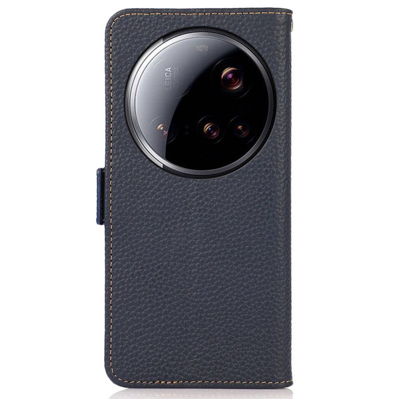 Nahkakotelo Xiaomi 15 Ultra Khazneh Rfid-suojattua Nahkaa