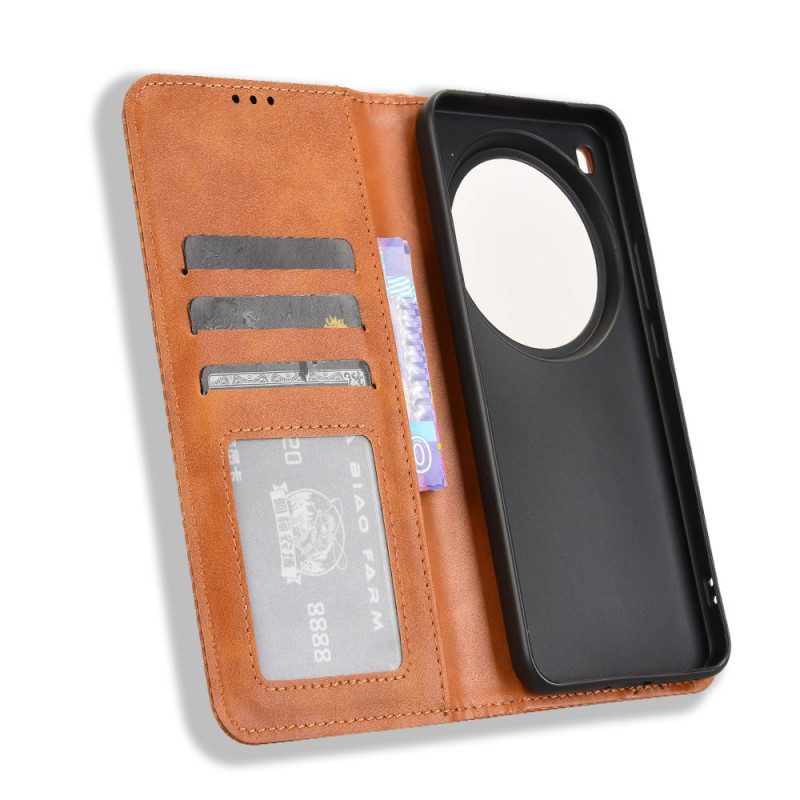 Nahkakotelo Xiaomi 15 Ultra Puhelinkuoret Vintage-friisi