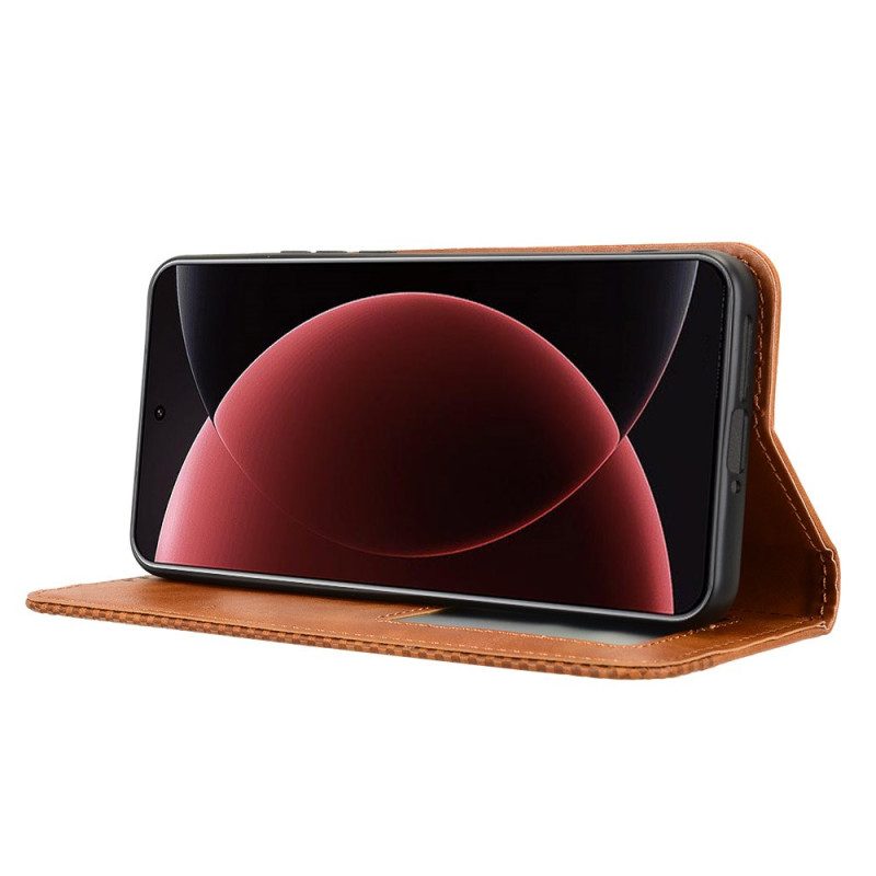 Nahkakotelo Xiaomi 15 Ultra Puhelinkuoret Vintage-friisi