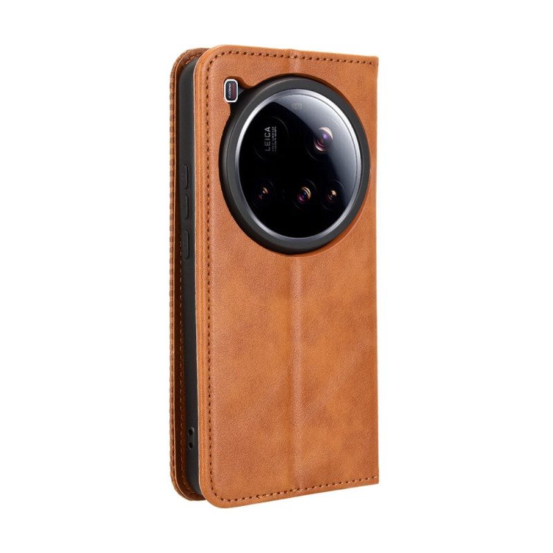 Nahkakotelo Xiaomi 15 Ultra Puhelinkuoret Vintage-friisi