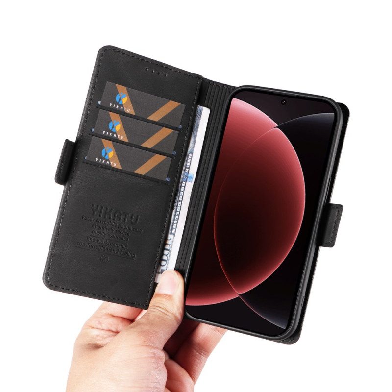 Nahkakotelo Xiaomi 15 Ultra Ykatu Vintage-tyyli