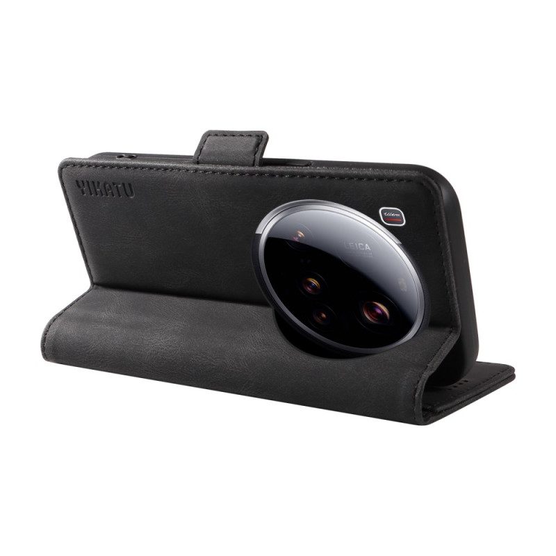 Nahkakotelo Xiaomi 15 Ultra Ykatu Vintage-tyyli