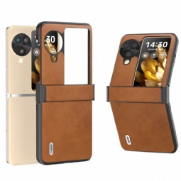 Kuori Oppo Find N3 Flip Abeel-nahkaefekti