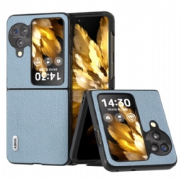 Kuori Oppo Find N3 Flip Litsi Keinonahkaa Abeel