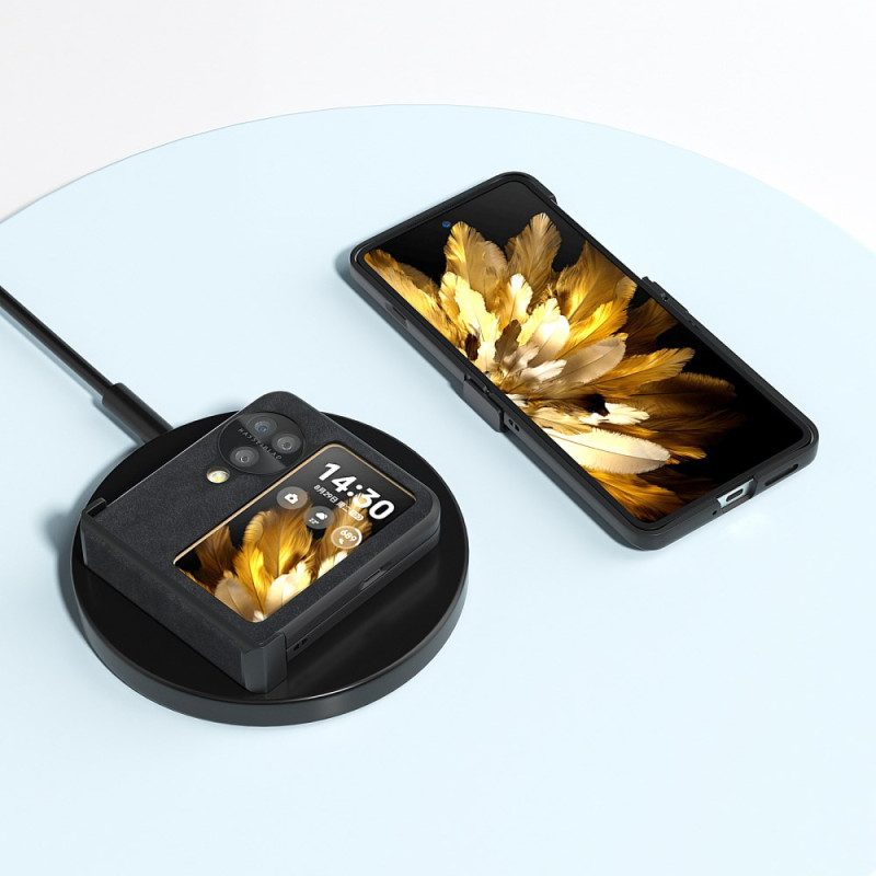 Kuori Oppo Find N3 Flip Retro-nahkatyylinen Abeel Suojakuori