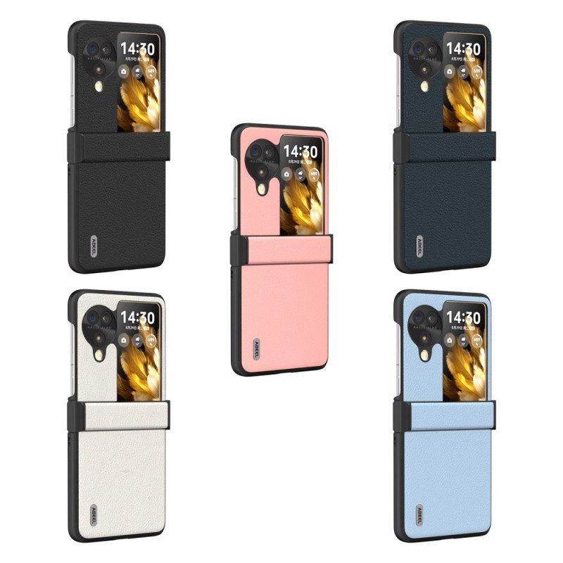 Kuori Oppo Find N3 Flip Teksturoitu Nahka Abeel
