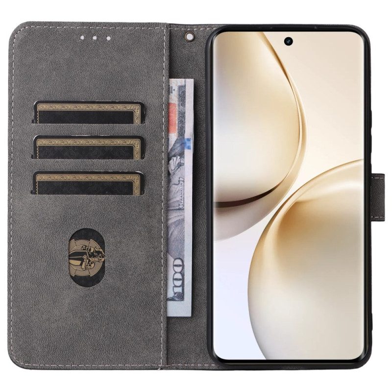 Kotelot Realme 14 Pro Plus 5g Puhelinkuoret Mokkanahkaefekti Rfid-suojauksella