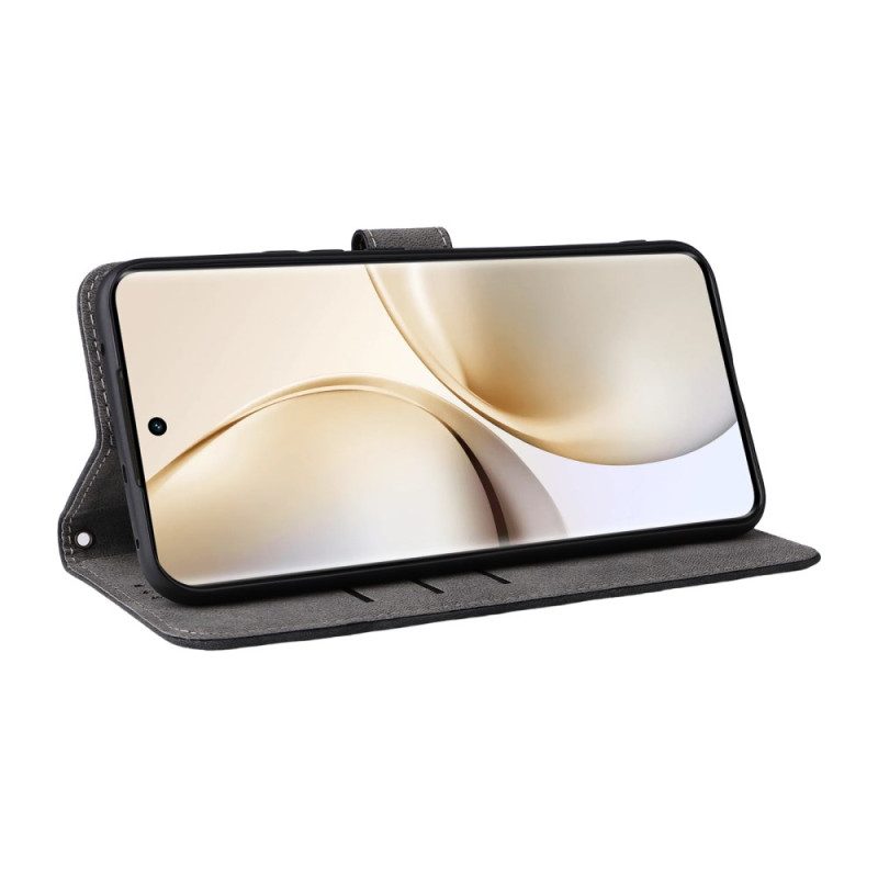 Kotelot Realme 14 Pro Plus 5g Puhelinkuoret Mokkanahkaefekti Rfid-suojauksella