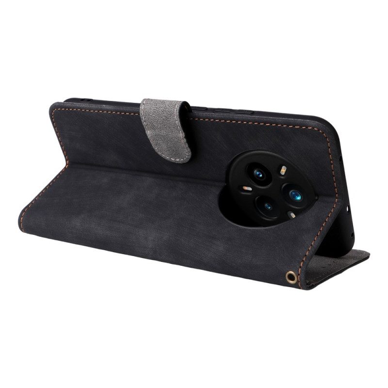 Kotelot Realme 14 Pro Plus 5g Puhelinkuoret Mokkanahkaefekti Rfid-suojauksella