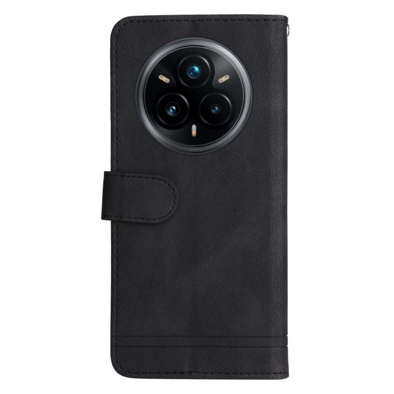 Kotelot Realme 14 Pro Plus 5g Vintage-efekti Niiteillä Suojakuori