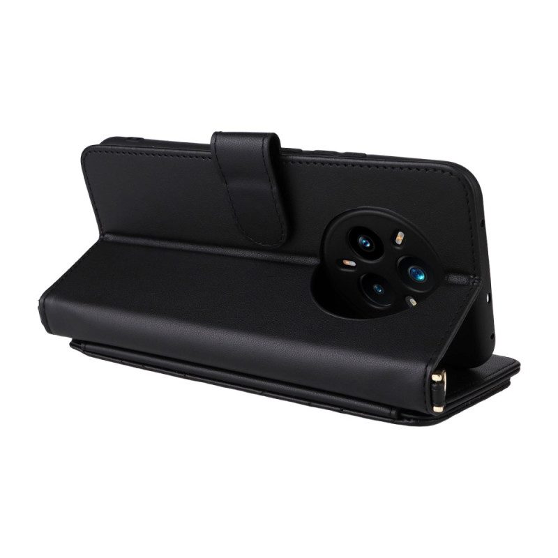 Nahkakotelo Realme 14 Pro Plus 5g Premium Olkahihnalla Ja Hihnalla