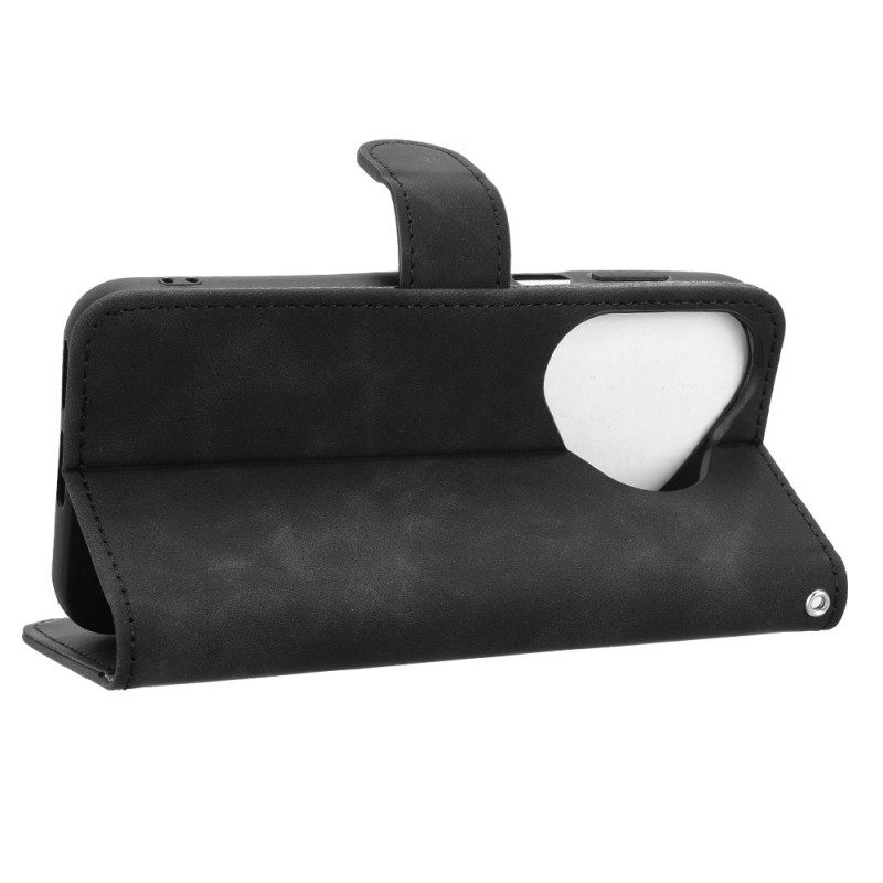 Nahkakotelo Huawei Pura 80 Mokkanahkaefekti