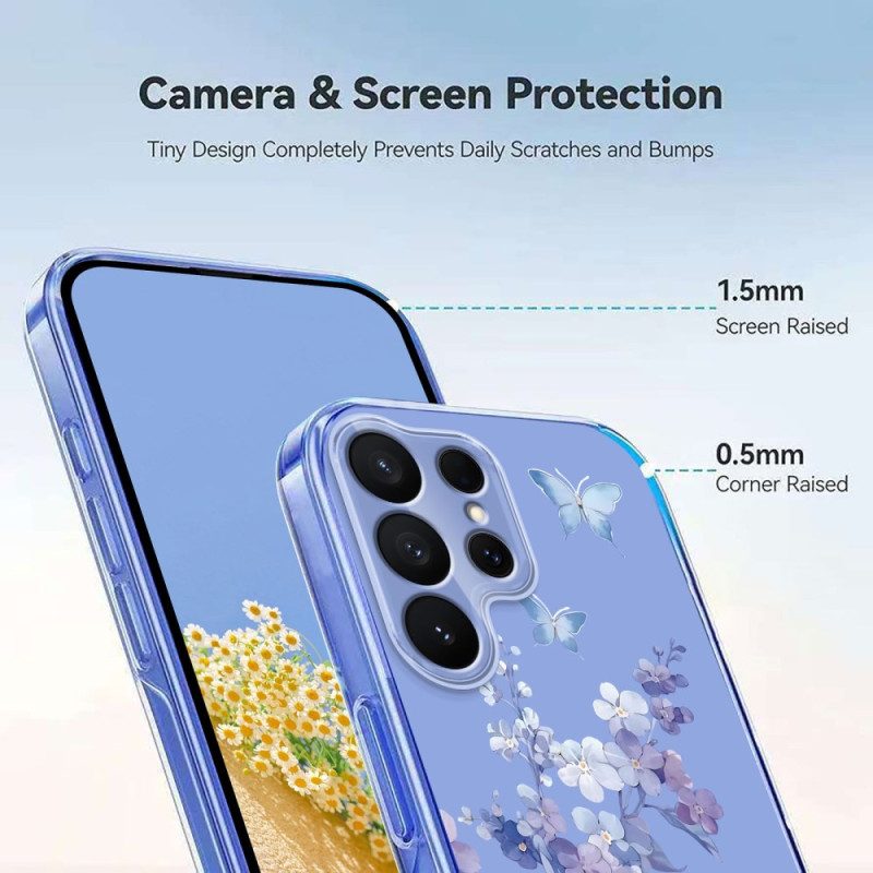Case Samsung Galaxy S26 Ultra Puhelinkuoret Perhosia Ja Kukkia