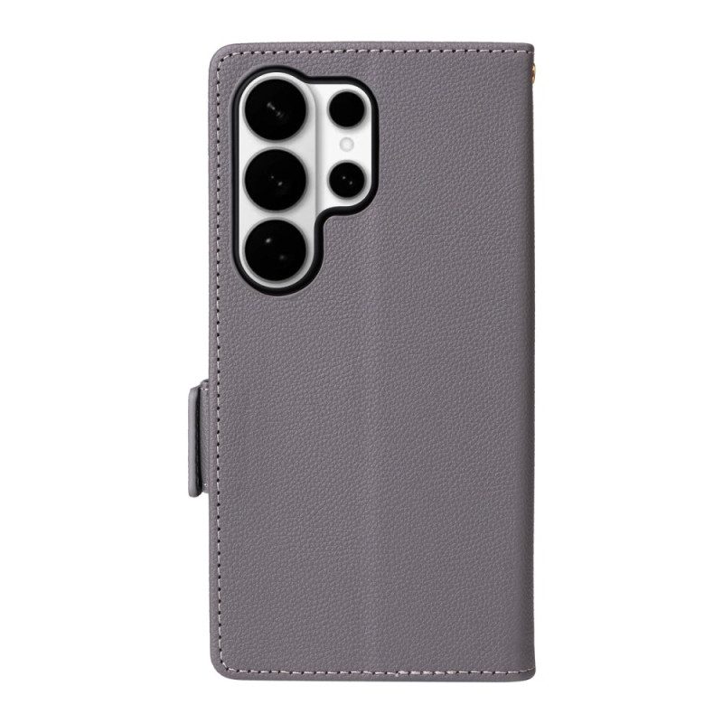 Kotelot Samsung Galaxy S26 Ultra Keinonahka Ja Hihna