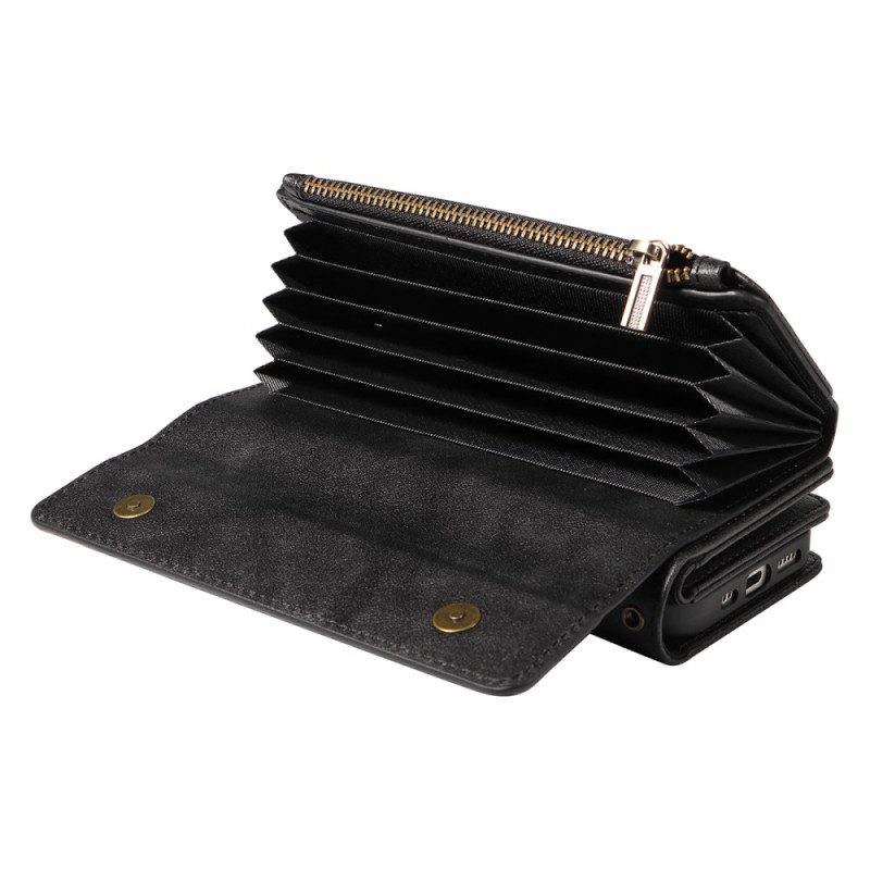 Kotelot Samsung Galaxy S26 Ultra Puhelinkuoret Vintage-lompakko Olkahihnalla