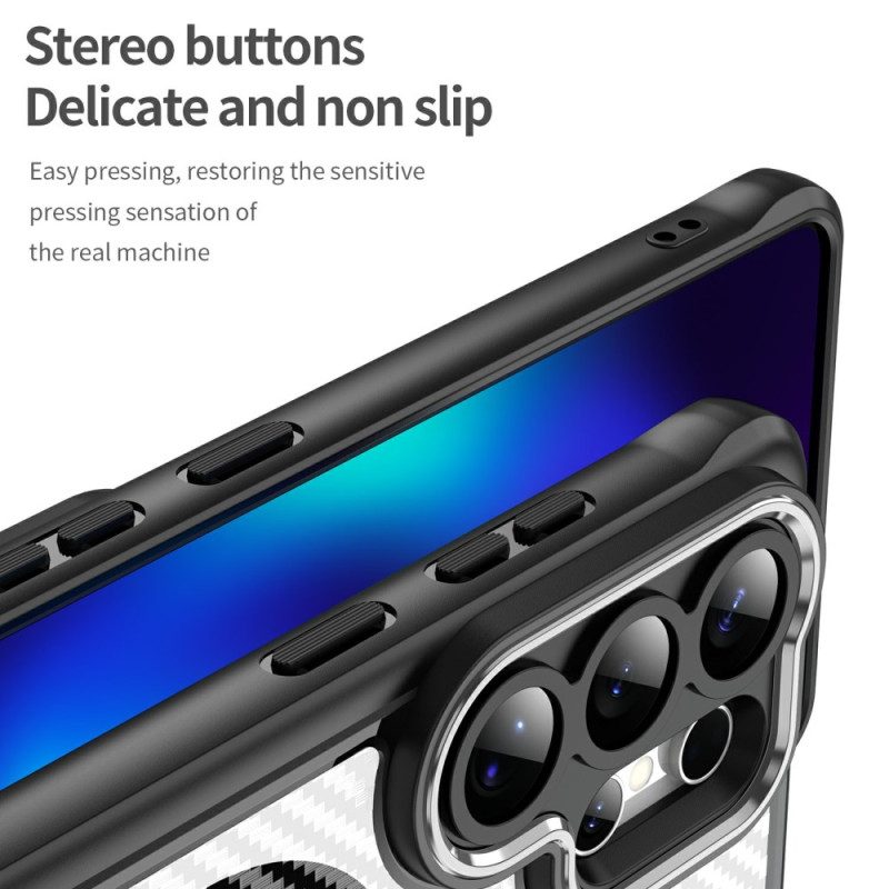 Kuori Samsung Galaxy S26 Ultra Magsafe Hybrid Protection -hiilikuitukuvio