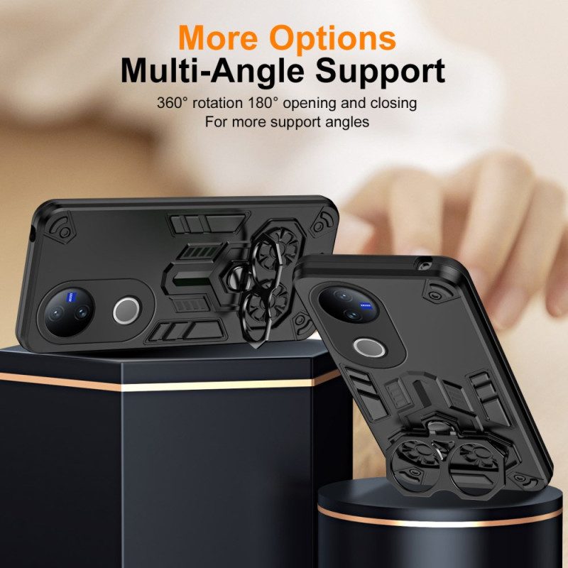 Kuori Vivo V50e 5g Kestävä Jalustalla Suojakuori