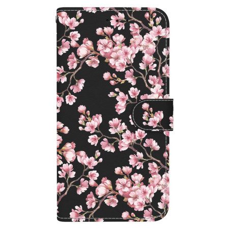 Kotelot Xiaomi Redmi Note 13 5g Luumunkukkia Hihnalla Suojakuori