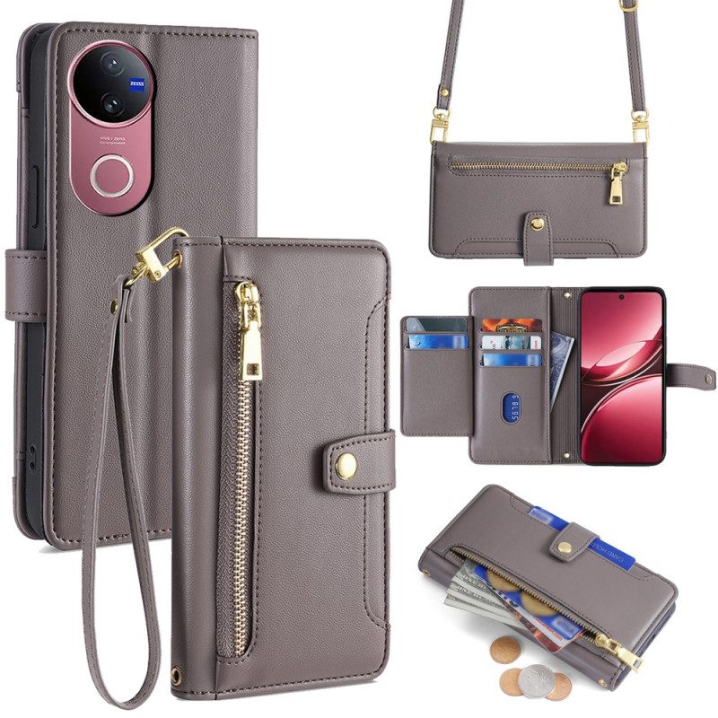 Kotelot Vivo V50 5g Hihna- Ja Olkalaukku