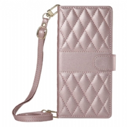 Kotelot Vivo V50 5g Tikattu Hihnalla Ja Olkahihnalla