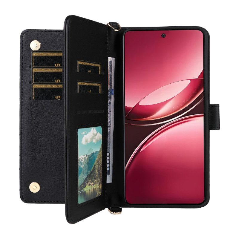 Kotelot Vivo V50 5g Tikattu Hihnoilla Suojakuori