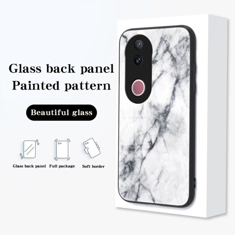 Kuori Vivo V50 5g Marmorinen Karkaistu Lasi