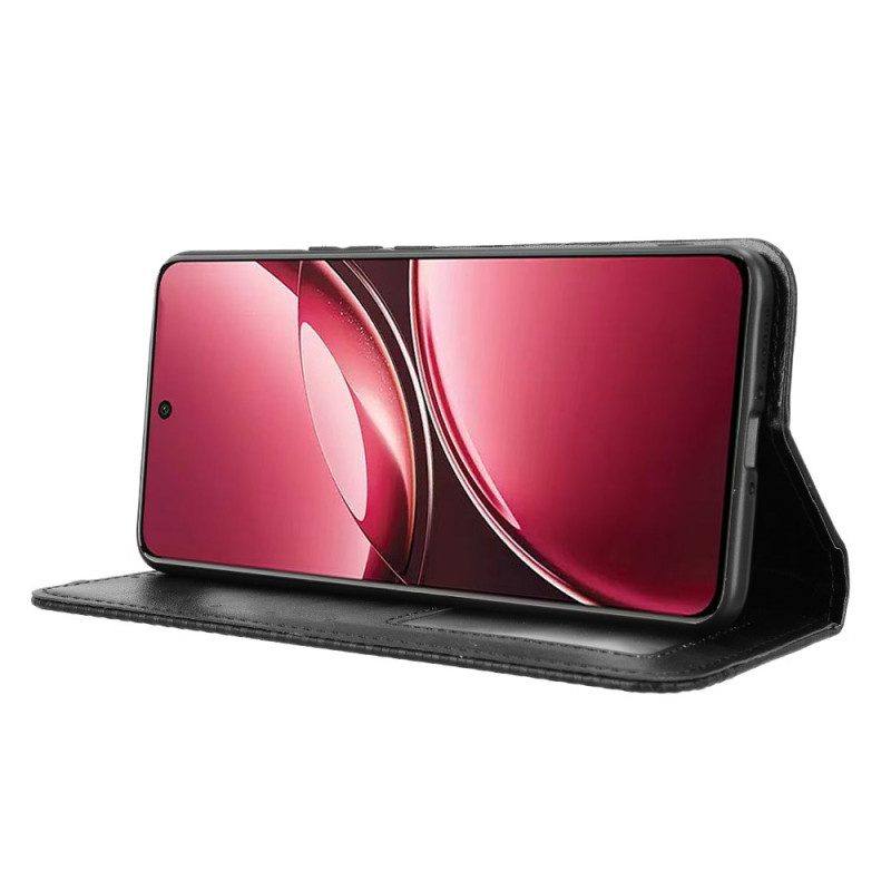 Nahkakotelo Vivo V50 5g Vintage-friisi