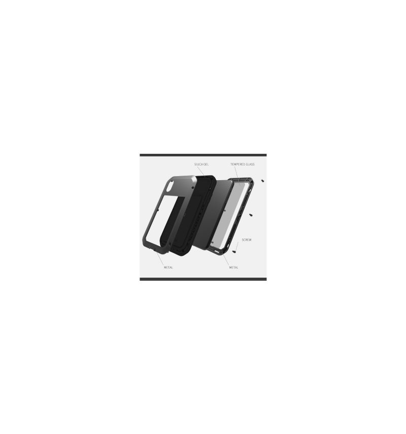 Kuori iPhone XS Max Suojakuori Love Mei Tehokas Ultrasuoja