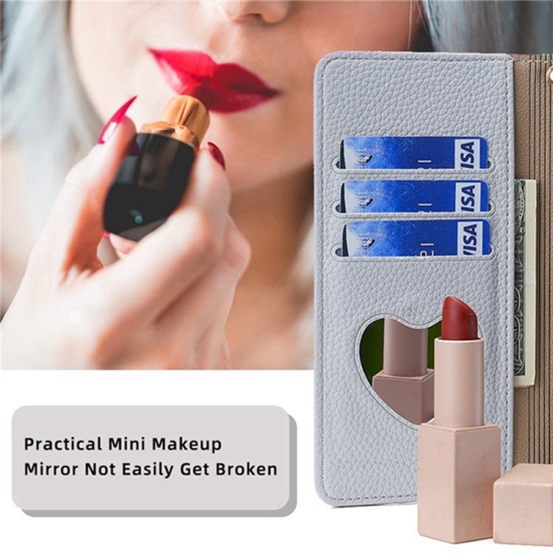 Kotelot Realme C75 Kokovartalon Lompakko Ketjulla