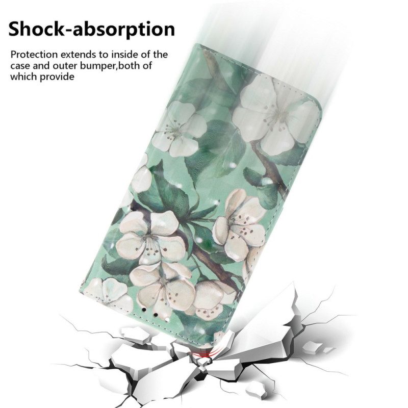 Kotelot Realme C75 Vesivärikukkia -avainnauha