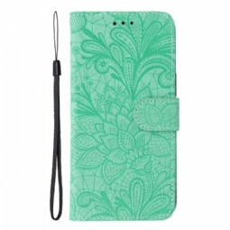 Lederhüllen Realme C75 Blumenmuster